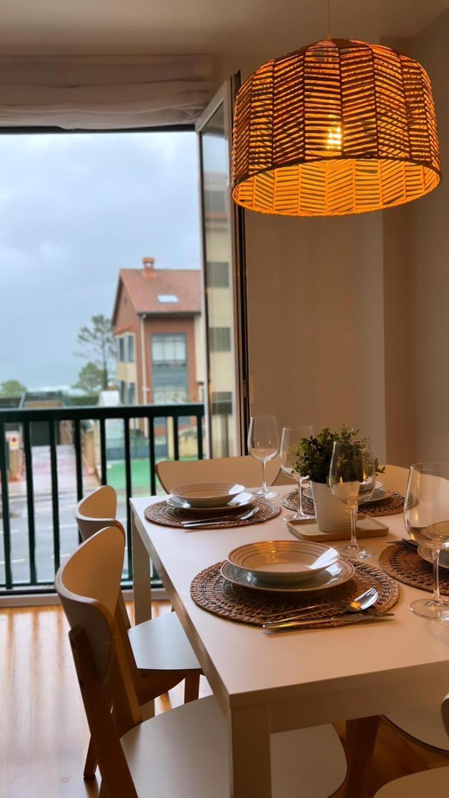 Apartamento Av.Galicia Playa Finisterre Esterno foto